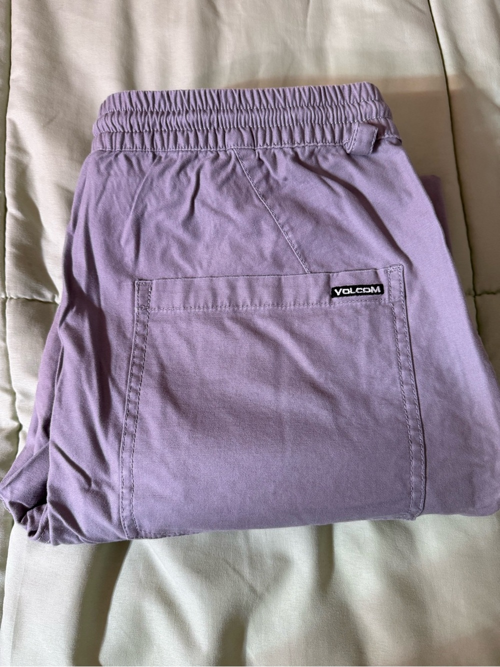 Brand New Volcom Men's Gray Chino Drawstring Pants Medium
